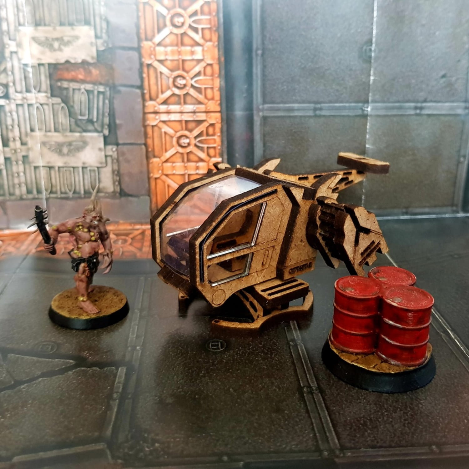 Laser Cut Miniature Copter 3D Puzzle