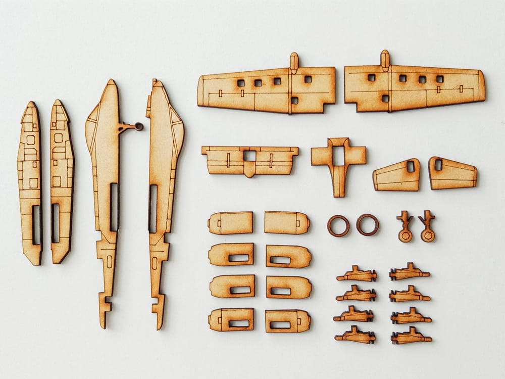 Laser Cut A-10 Thunderbolt Warthog Aircraft 3D Wooden Puzzle