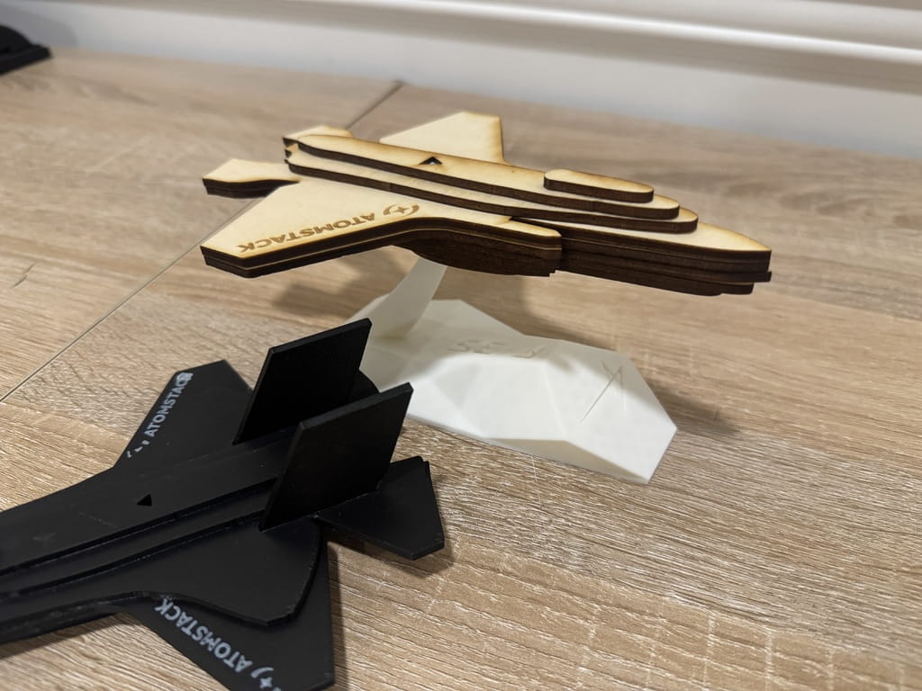 Laser Cut F 35 Lightning Fighter Jet 3D Wooden Puzzle