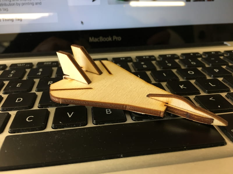 Laser Cut Grumman F-14 Tomcat Fighter Aircraft 3D Puzzle