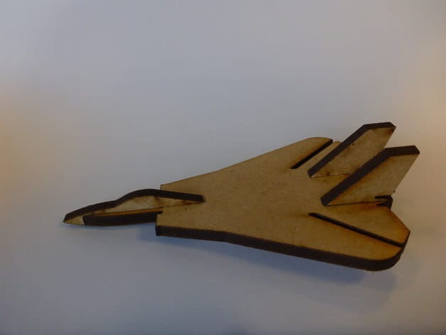 Laser Cut Grumman F-14 Tomcat Fighter Aircraft 3D Puzzle