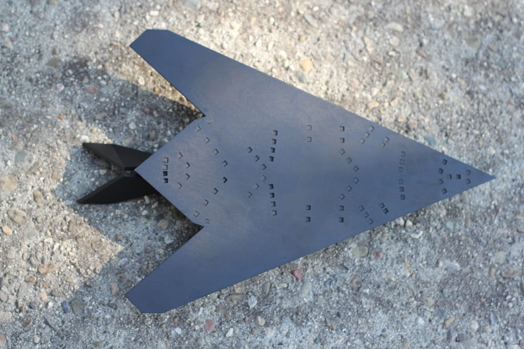 Laser Cut Lockheed F-117 Nighthawk Stealth Attack Aircraft 3D Puzzle