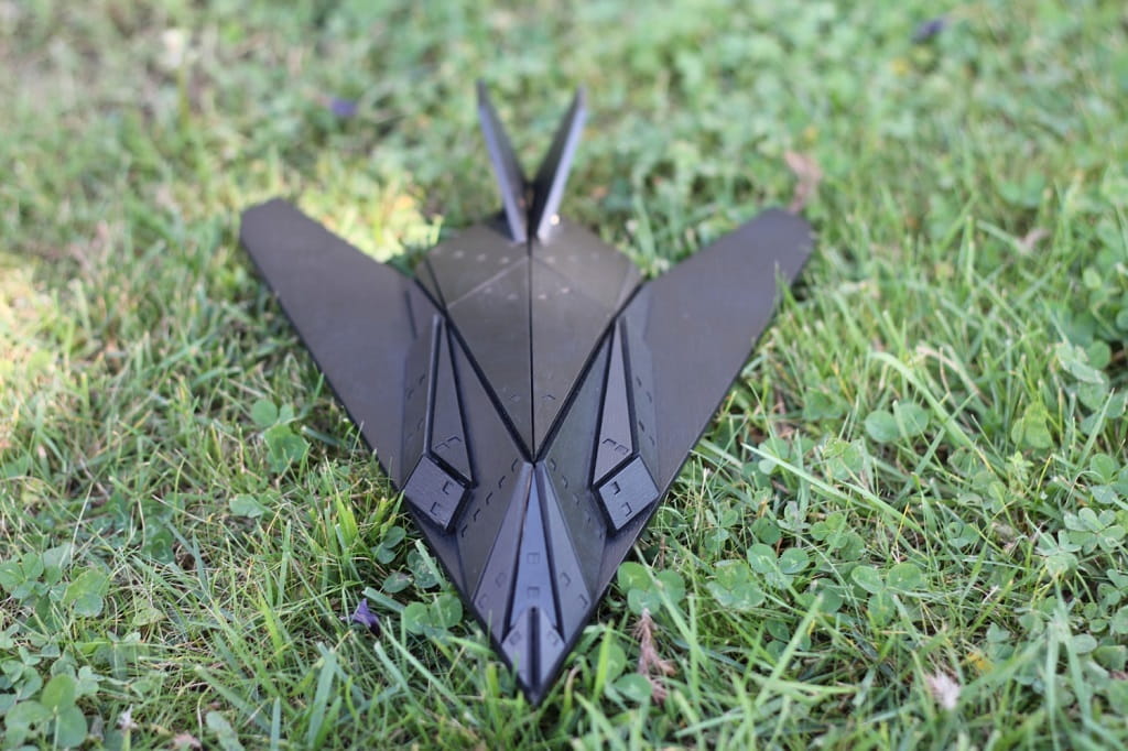 Laser Cut Lockheed F-117 Nighthawk Stealth Attack Aircraft 3D Puzzle
