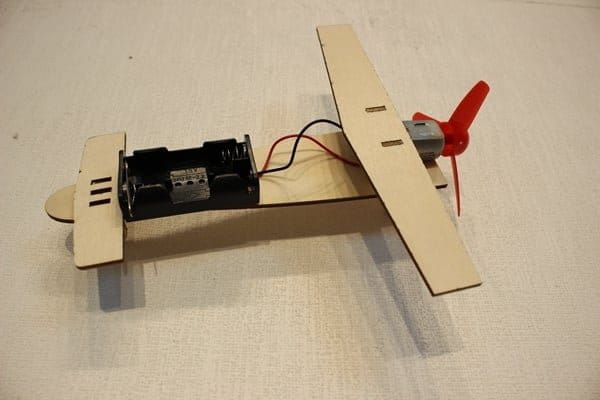 Laser Cut Electric Glider Toy 3D Wood Puzzle