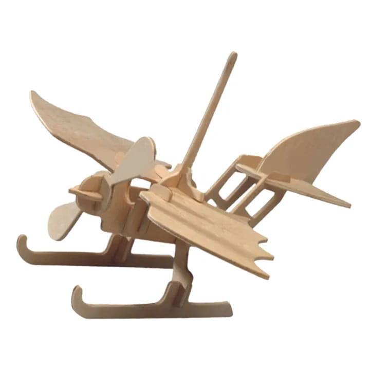Laser Cut Seaplane Aircraft 3D Wood Puzzle