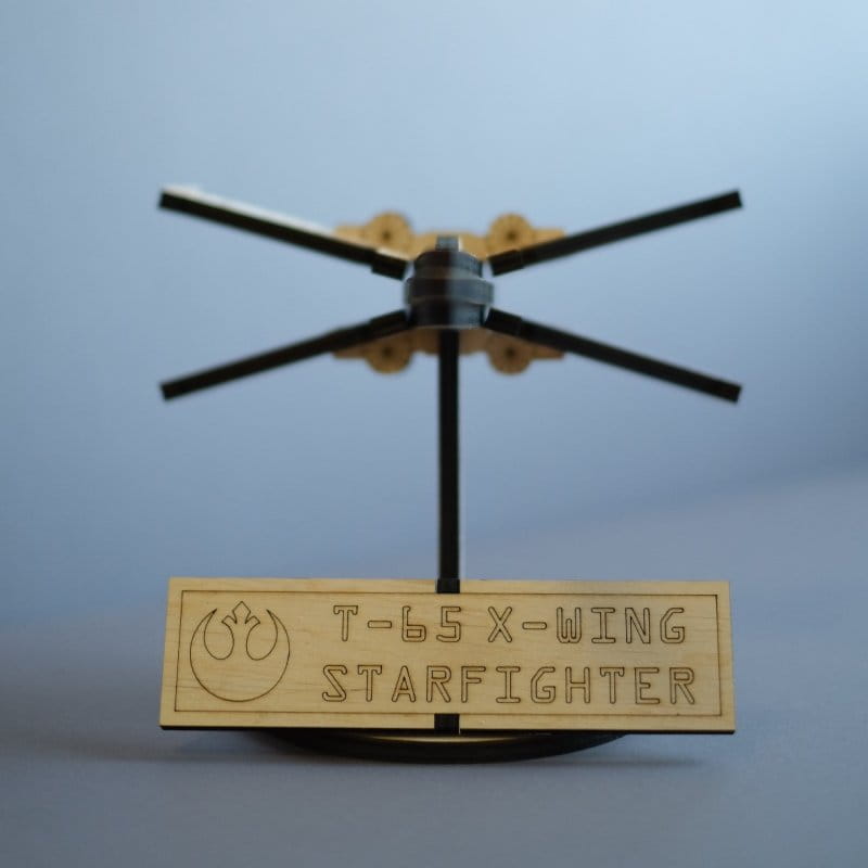 Laser Cut Star Wars X Wing Starfighter 3D Wood Model Kit