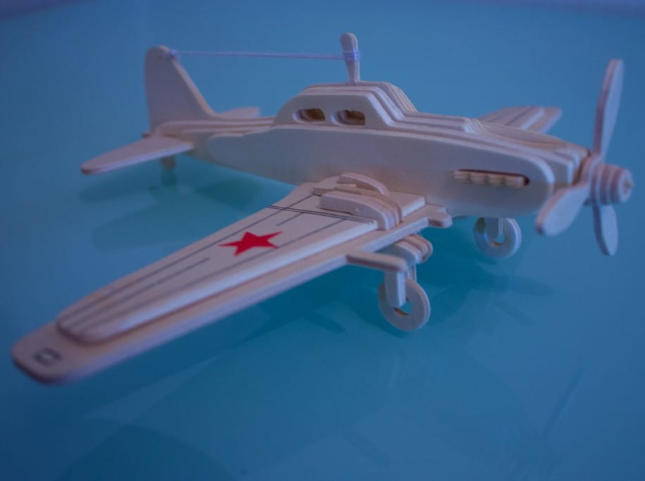 Laser Cut Ilyushin Il-2 Sturmovik Ground Attack Aircraft 3D Puzzle