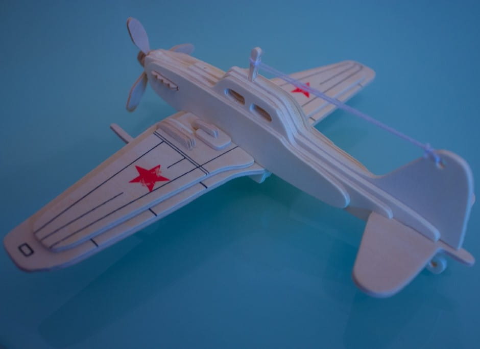 Laser Cut Ilyushin Il-2 Sturmovik Ground Attack Aircraft 3D Puzzle