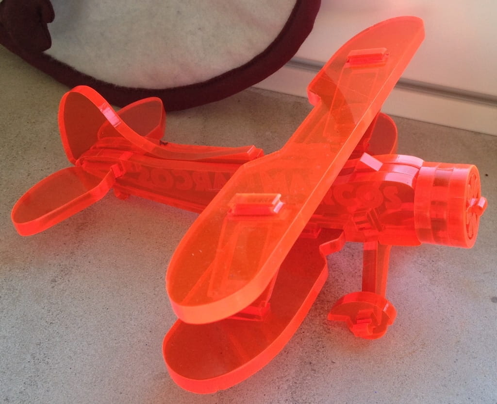 Laser Cut Waco UPF-7 Biplane 3D Puzzle Model