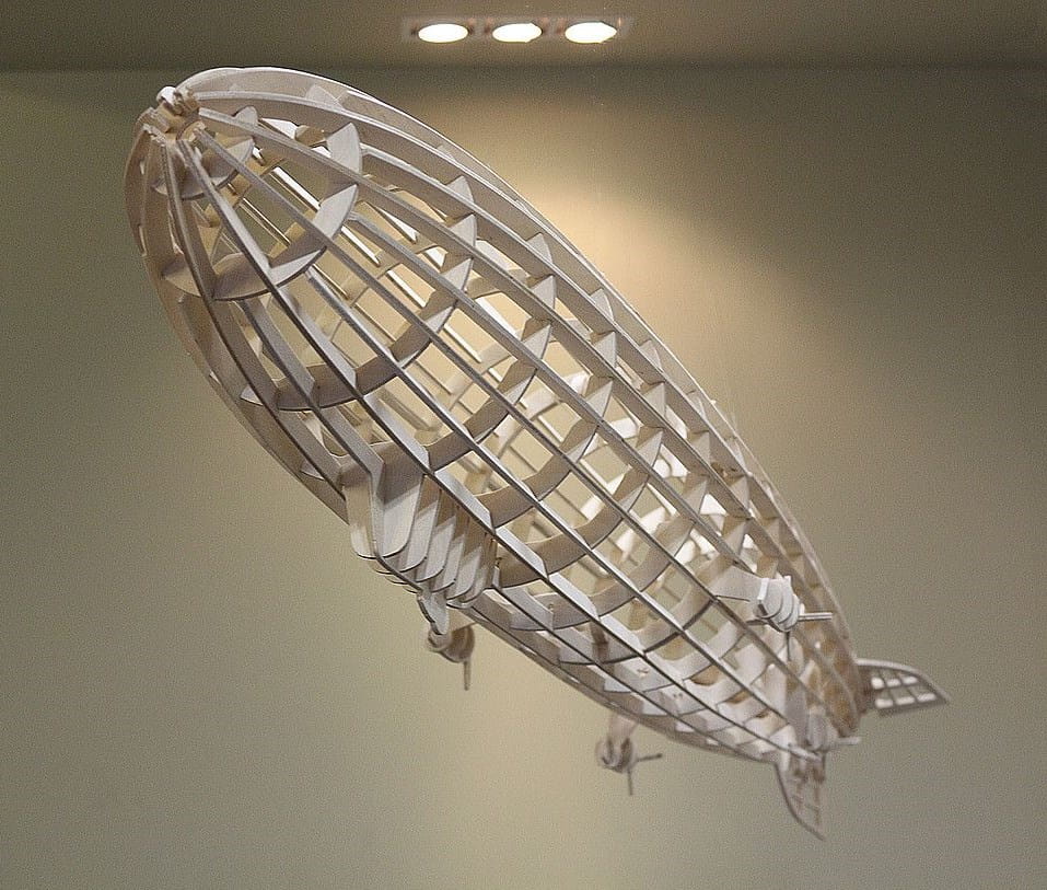 Laser Cut Hindenburg Airship 3D Puzzle