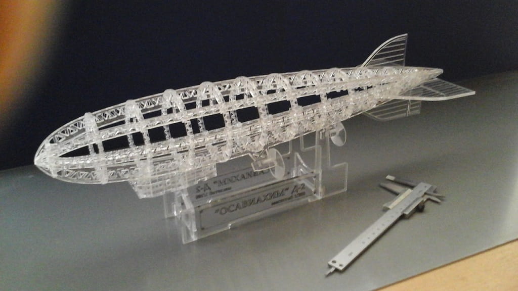Laser Cut Hindenburg Airship 3D Puzzle Model Kit