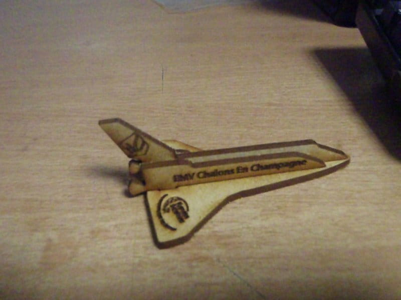 Laser Cut Space Shuttle 3D Wood Model Kit