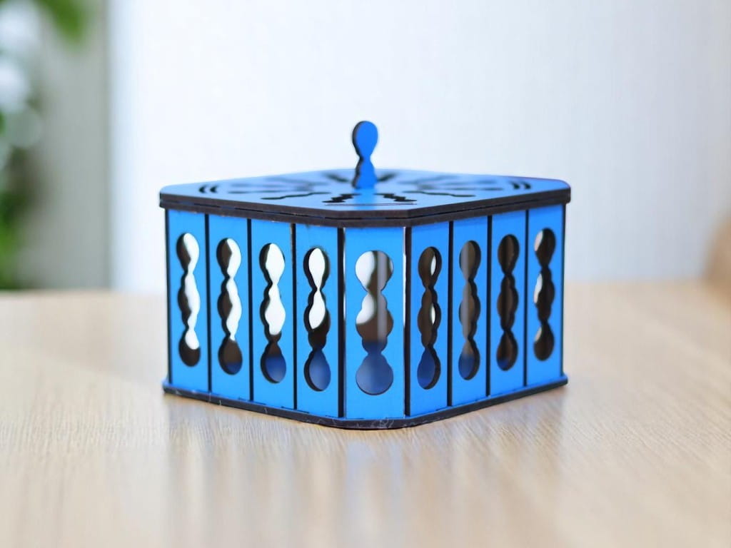 Laser Cut Wooden Small Gift Box