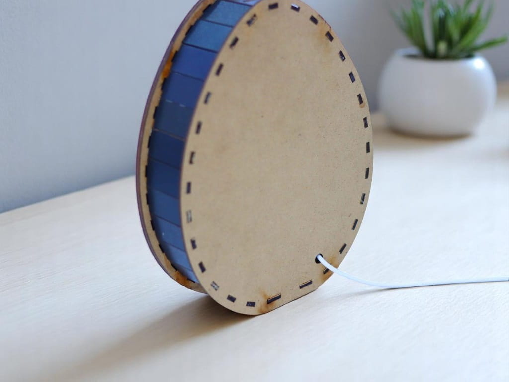 Laser Cut Decorative Easter Egg Lamp