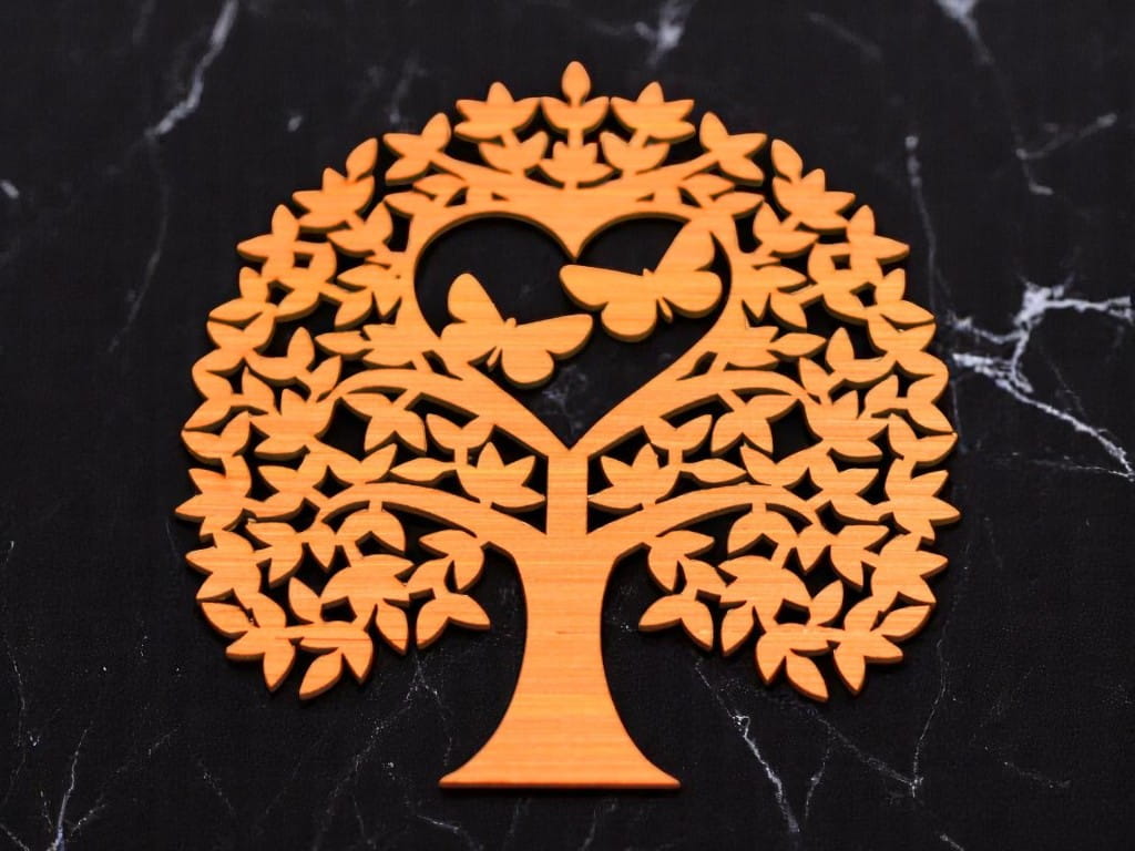 Laser Cut Heart Tree Decor for Valentines Day
