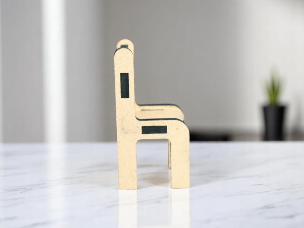 Laser Cut Miniature Chair Dollhouse Furniture