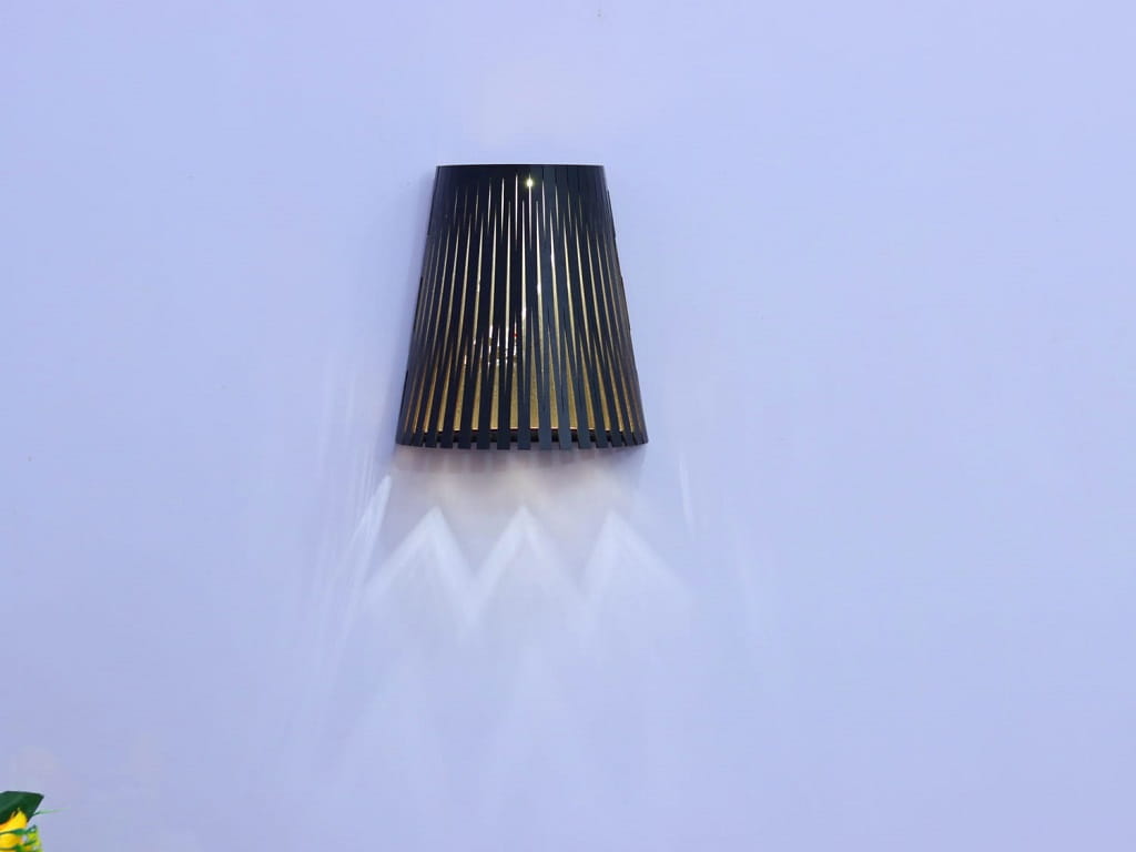 Laser Cut Wooden Wall Light Sconce Lamp