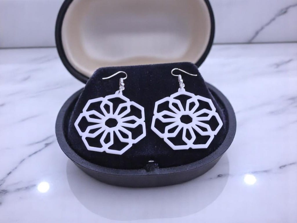 Laser Cut Acrylic Earrings for Women