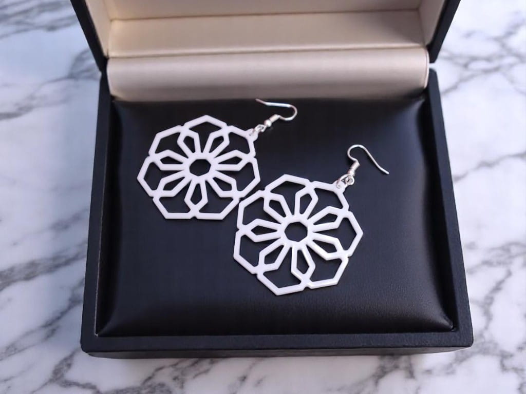 Laser Cut Acrylic Earrings for Women