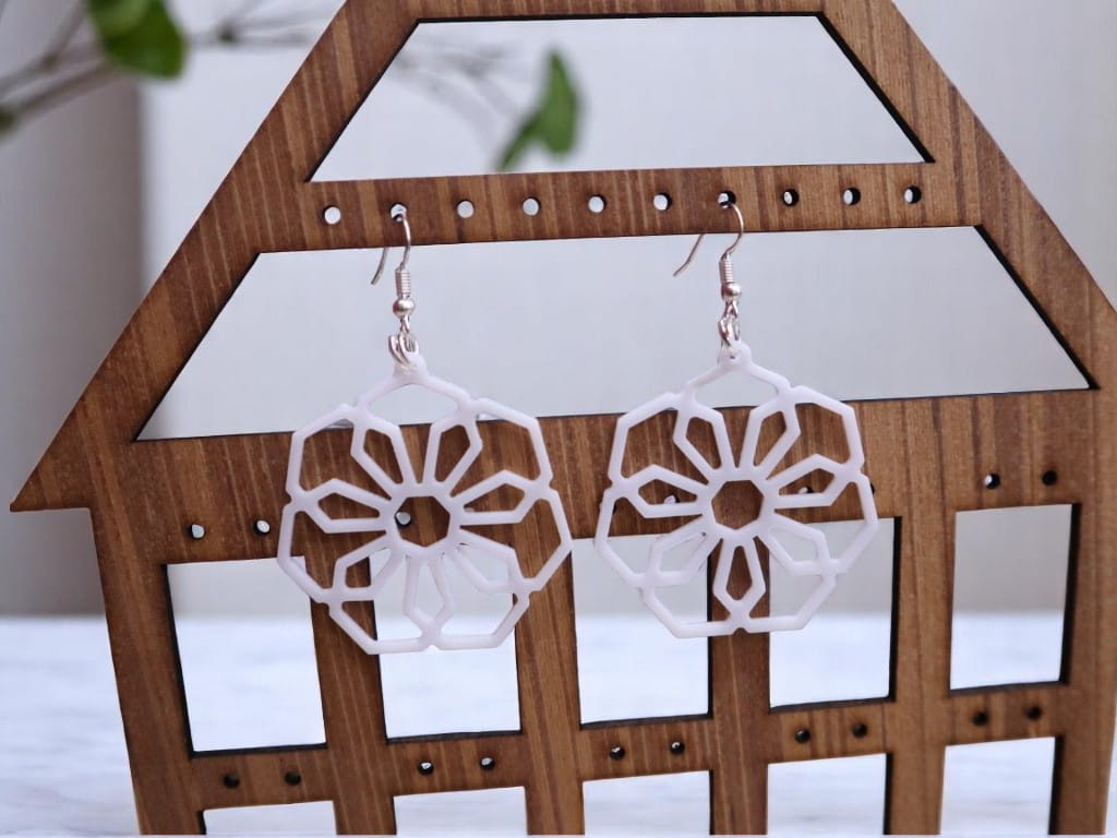 Laser Cut Acrylic Earrings for Women