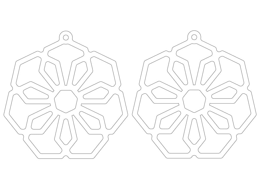 Laser Cut Acrylic Earrings for Women
