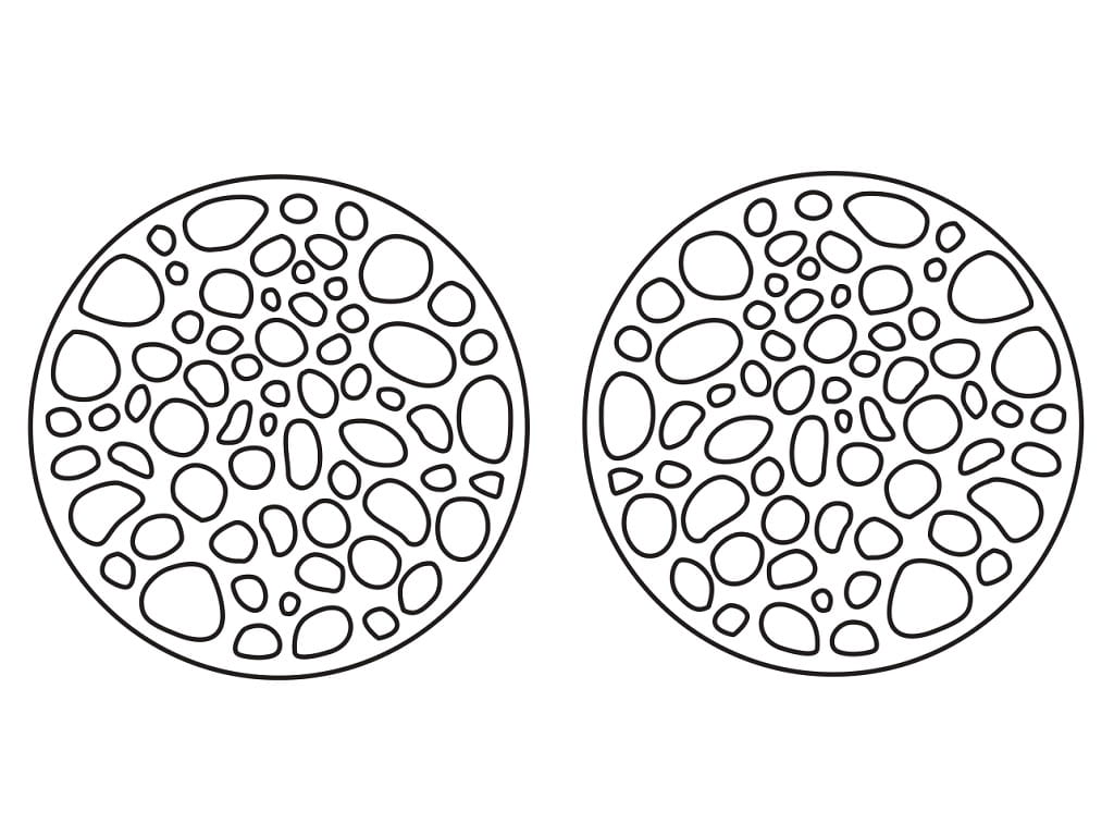 Laser Cut Acrylic Circle Earrings for Women
