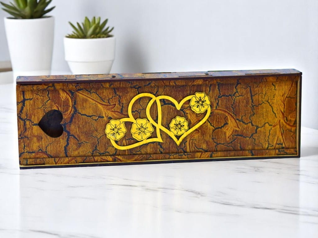 Laser Cut Valentines Day Chocolate Gift Box