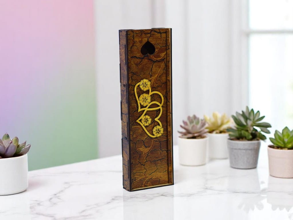 Laser Cut Valentines Day Chocolate Gift Box