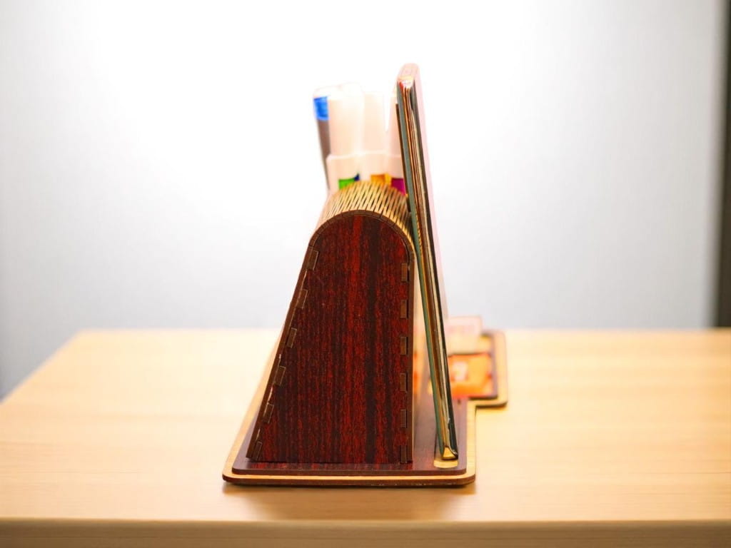 Laser Cut Decorative Personalized Office Desk Organizer