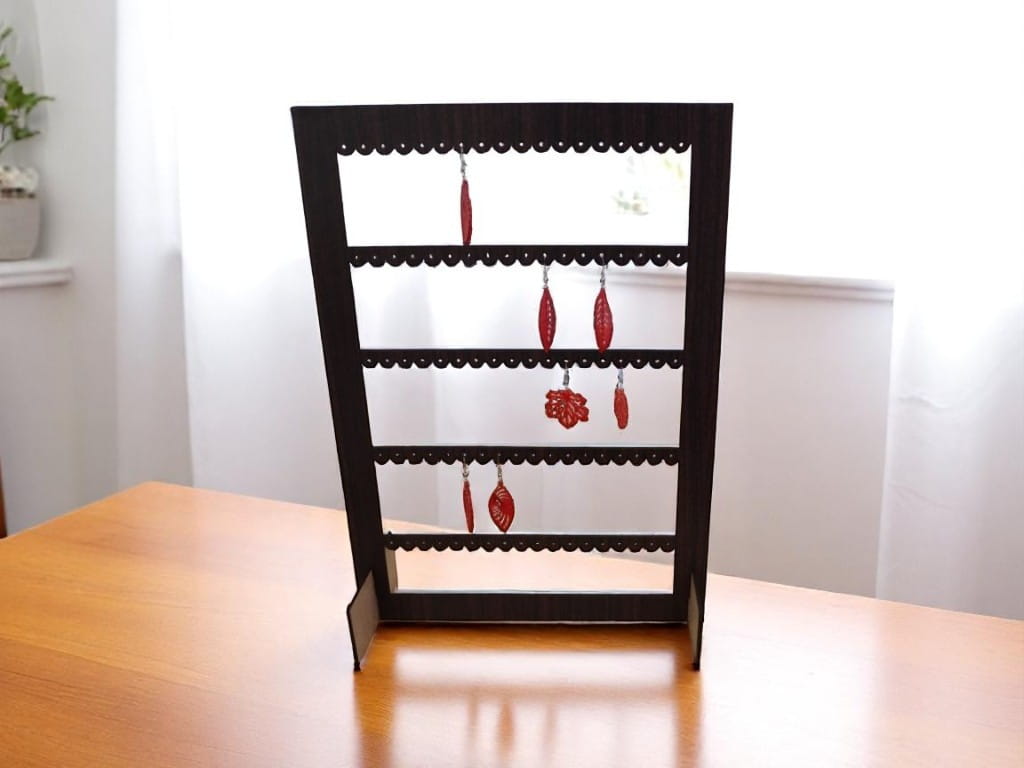 Laser Cut Simple Earring Holder Organizer Display Stand