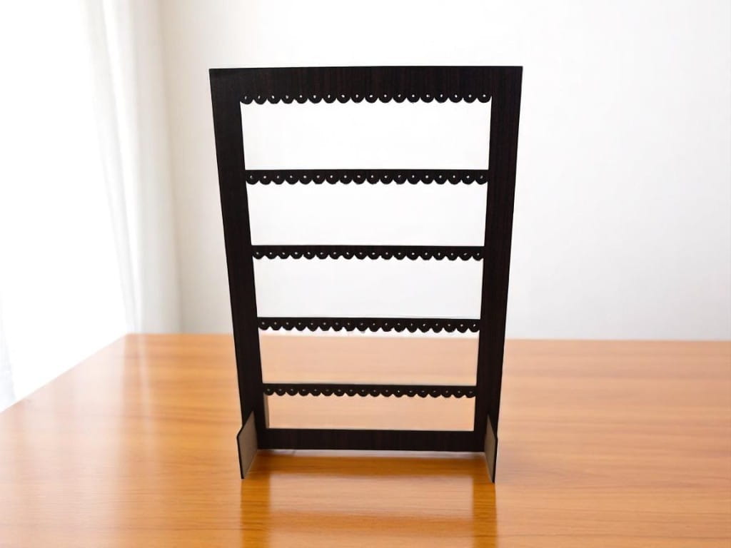 Laser Cut Simple Earring Holder Organizer Display Stand