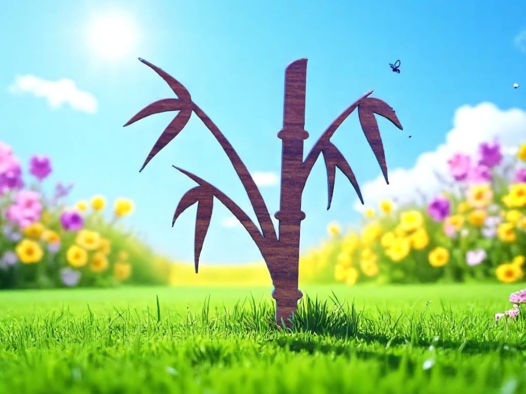 Laser Cut Bamboo Wood Cutout for Craft