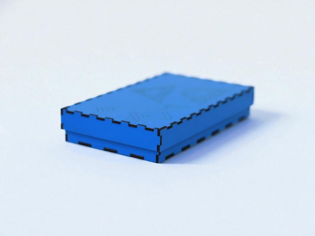 Laser Cut Wooden Pencil Box for Kids