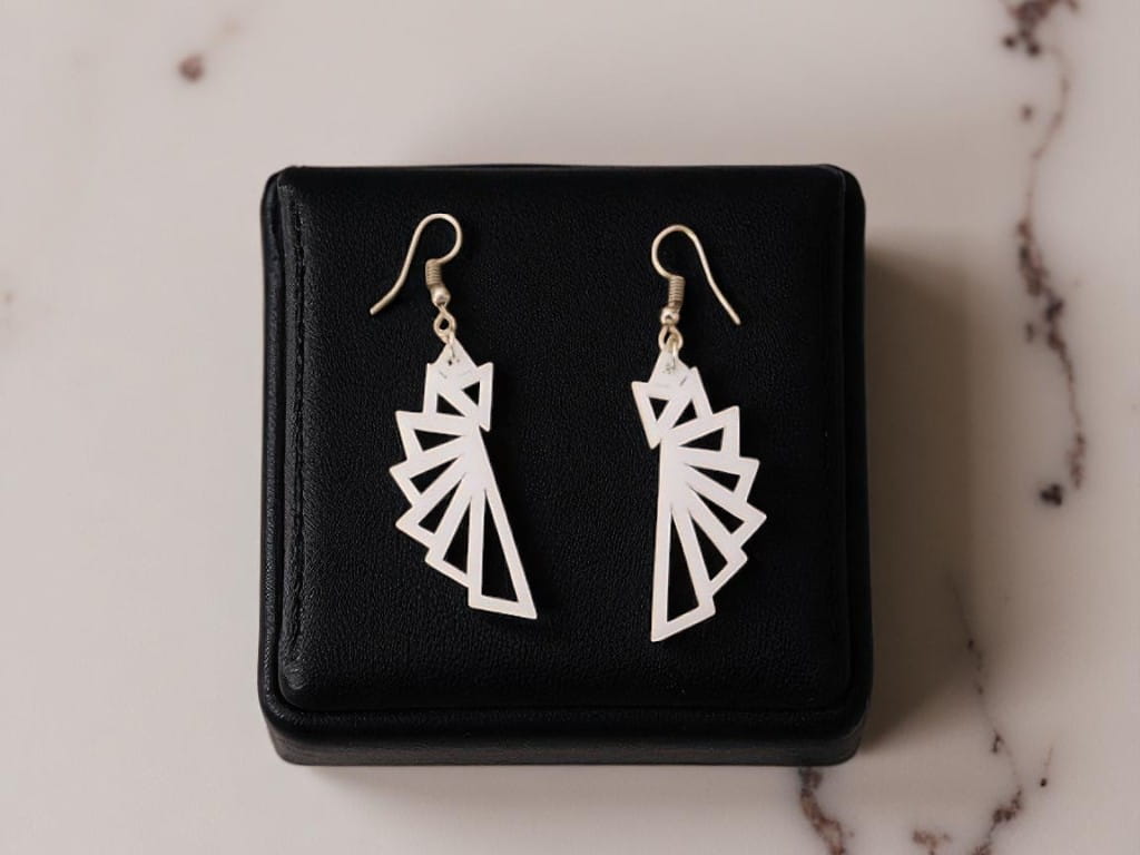 Laser Cut Fashion Acrylic Earrings