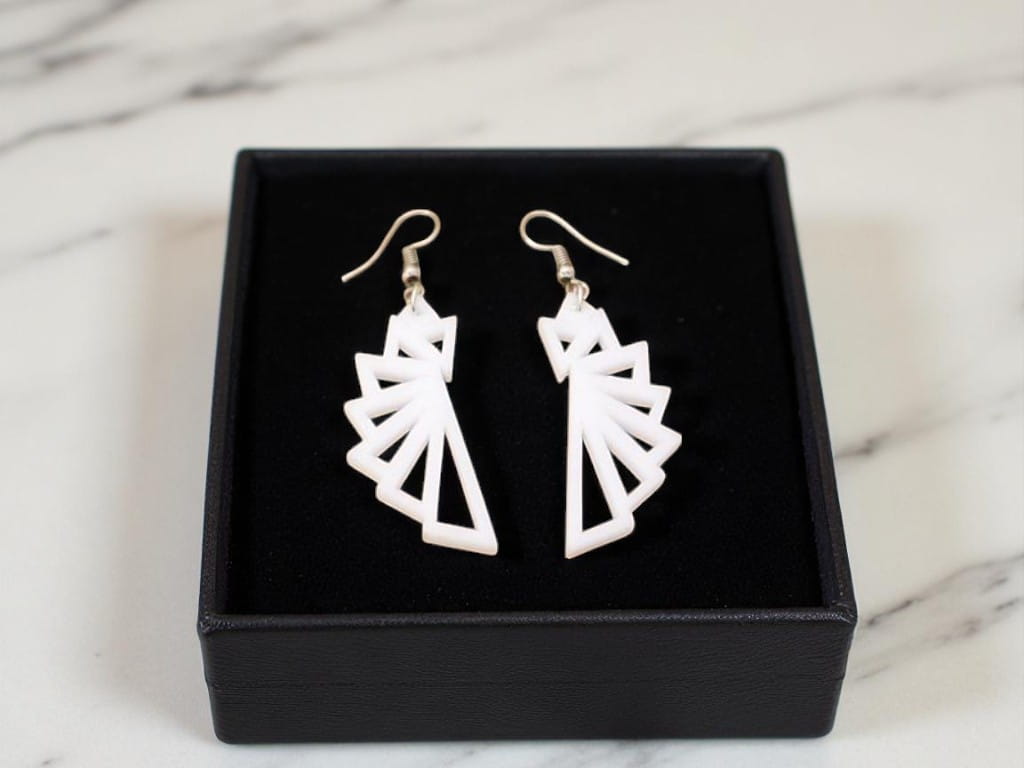 Laser Cut Fashion Acrylic Earrings