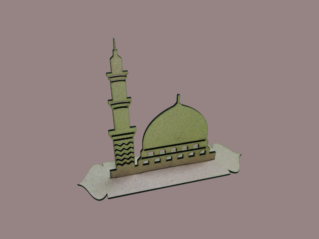 Laser Cut Masjid Nabawi Islamic Table Decor