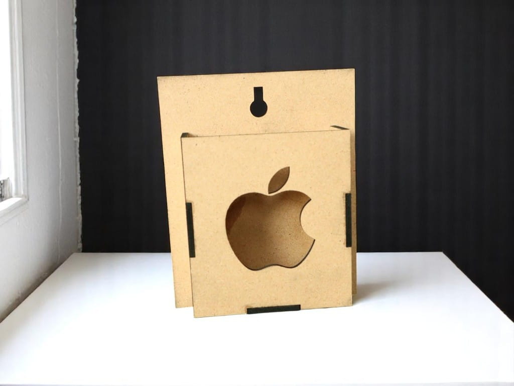 Laser Cut Wall Mount Apple Phone Holder