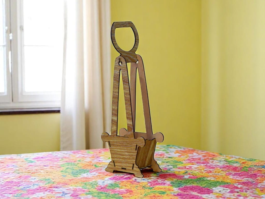 Laser Cut Elegant Hanging Flower Basket