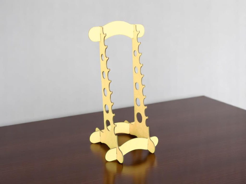 Laser Cut Wooden Marker Holder Display Stand