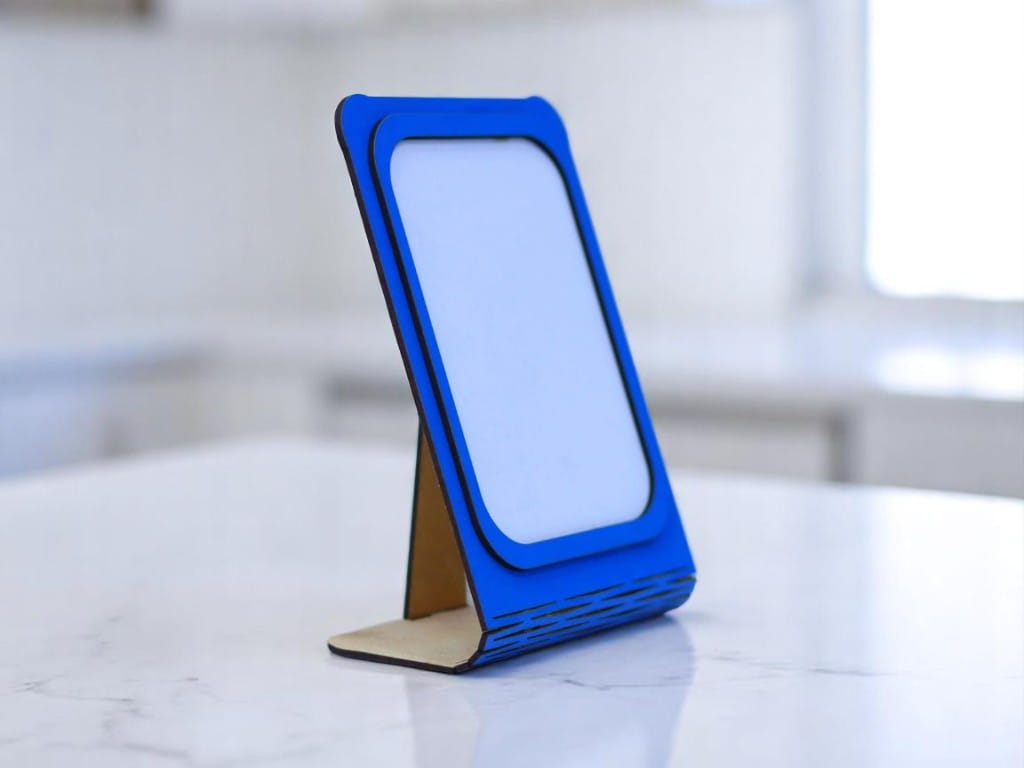 Laser Cut Wooden Table Photo Frame