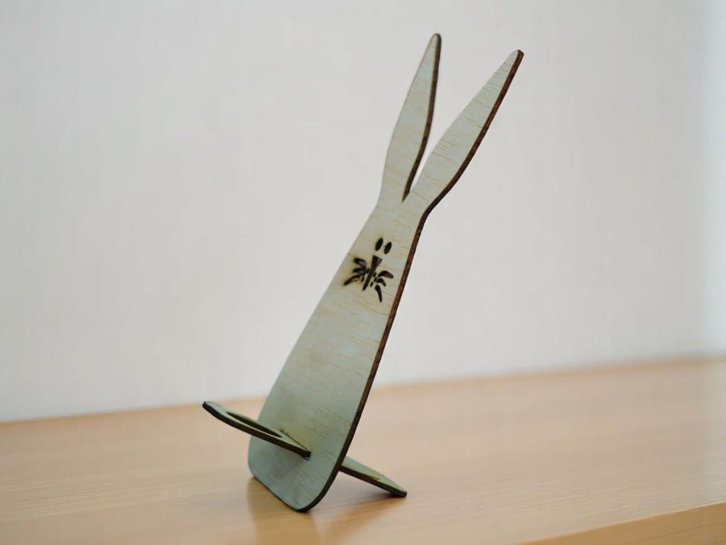 Laser Cut Cute Easter Bunny Egg Holder