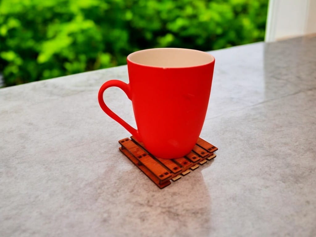 Laser Cut Wooden Mini Pallet Coasters