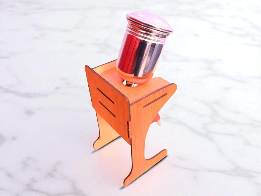 Laser Cut Wooden Spray Gun Holder Stand