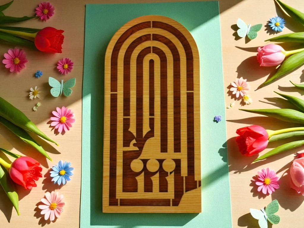 Laser Cut Mashallah Islamic Art Wall Decor Frame