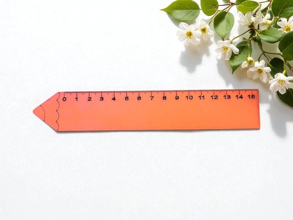 Laser Cut Wooden Pencil Shaped Ruler