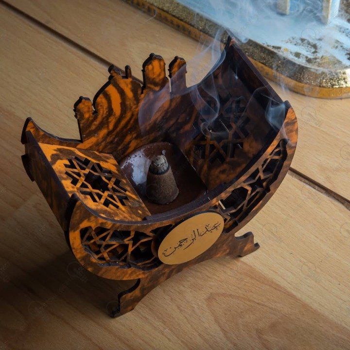 Laser Cut Ramadan Incense Burner