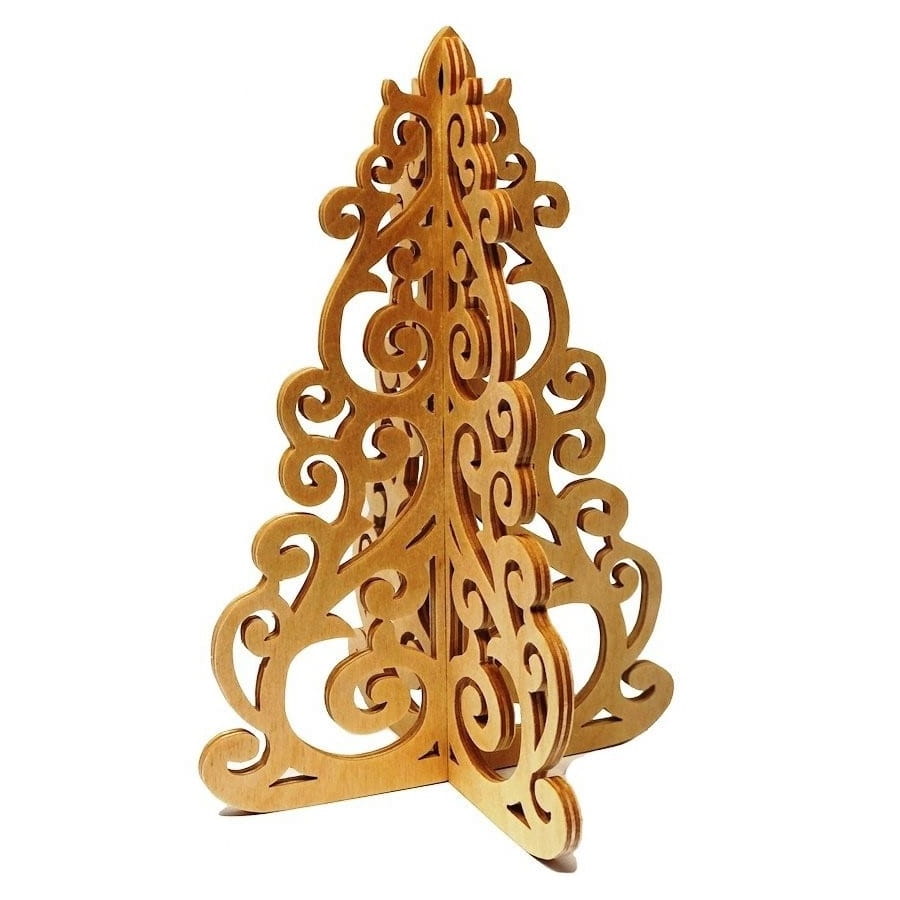 Laser Cut 3D Interlocking Christmas Tree