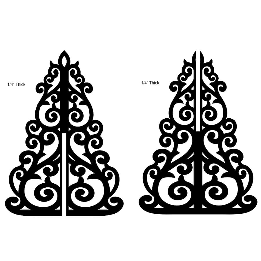 Laser Cut 3D Interlocking Christmas Tree