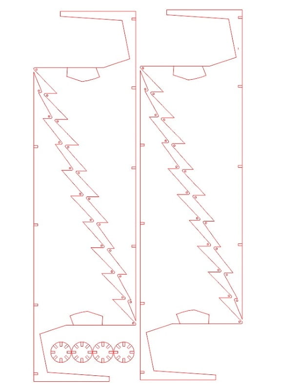 Laser Cut 3D Christmas Tree Decor