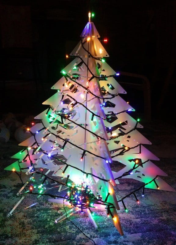 Laser Cut Acrylic Christmas Tree